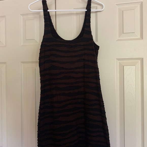 Free People Dresses & Skirts - Free People Brown and Black Dress in Size Large